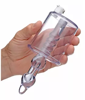 Anal Pump Cylinder With Stimulator Shaft