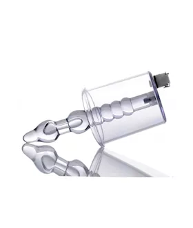 Anal Pump Cylinder With Stimulator Shaft