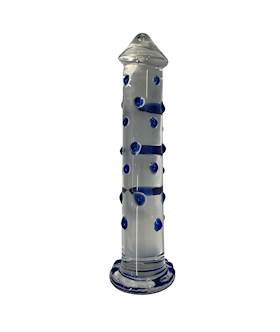 Nubbed Glass Dildo
