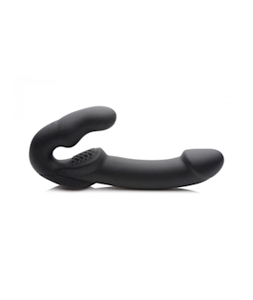 Evoke Rechargeable Vibrating Silicone Strapless StrapOn