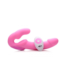 Urge Silicone Strapless StrapOn With Remote