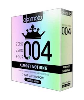 004 Zero Zero Four Condoms 3 Pack