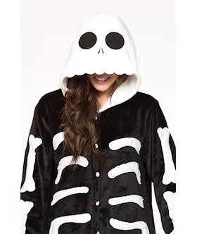 Skeleton Adult Onesie