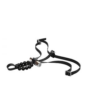 Rechargeable Silicone Lovers Thong with Pleasure Beads