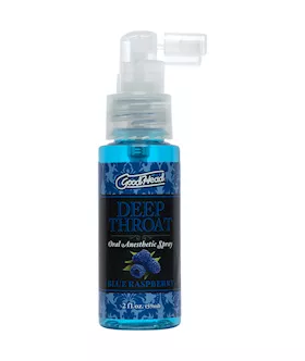 Goodhead Blue Raspberry Deep Throat Spray