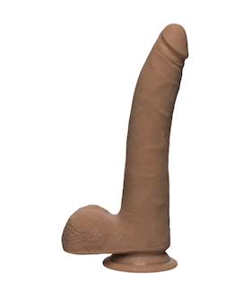 The ULTRASKYN Realistic 9 Inch Slim Dildo with Balls
