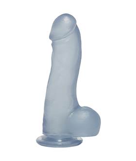 Doc Johnson Crystal Jellies 75 Inch Master Cock with Balls
