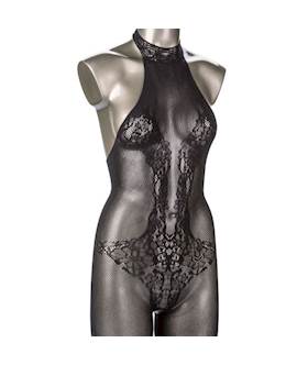 Scandal Halter Lace Body Suit