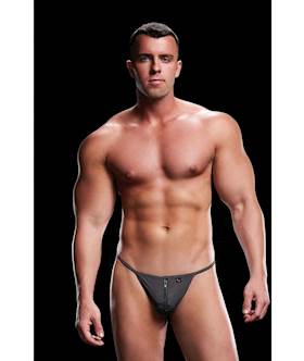 Low Rise Zipper GString