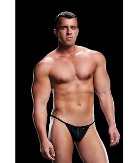 Low Rise Zipper GString