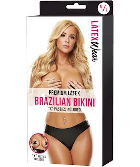 Premium Latex Brazilian Bikini  ML