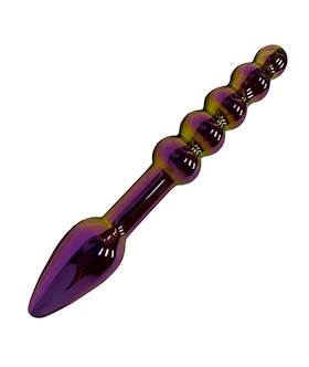 Pink Glass Butt Beads