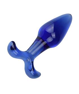 Whale Tail Glass Butt Plug