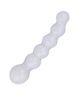 Beaded Wand Glass Butt Plug