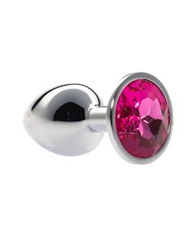 Kink Range Alloy Gem Butt Plug  28 Inch
