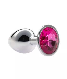 Kink Range Alloy Gem Butt Plug - 2.8 Inch