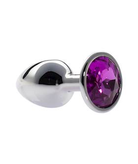 Kink Range Alloy Gem Butt Plug  28 Inch