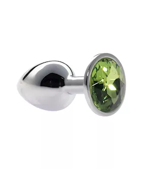 Kink Range Alloy Gem Butt Plug - 2.8 Inch
