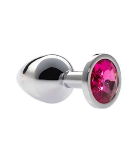 Kink Range Alloy Gem Butt Plug  32 Inch