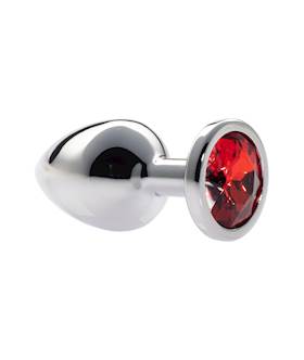 Kink Range Alloy Gem Butt Plug  32 Inch
