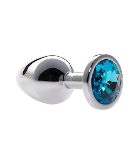 Kink Range Alloy Gem Butt Plug  32 Inch