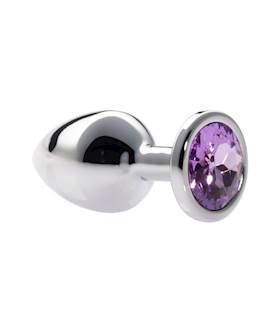 Kink Range Alloy Gem Butt Plug  32 Inch