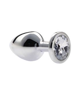 Kink Range Alloy Gem Butt Plug  32 Inch
