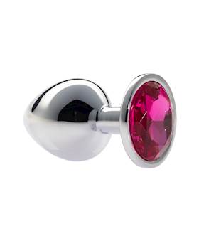 Kink Range Alloy Gem Butt Plug  37 Inch