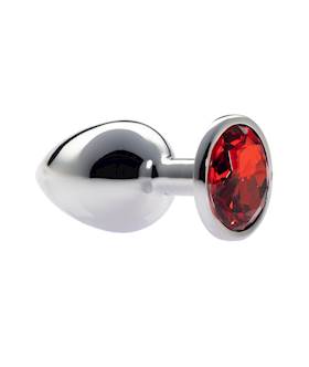 Kink Range Alloy Gem Butt Plug  37 Inch