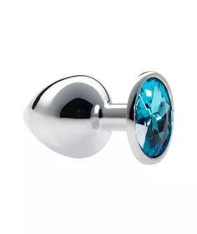 Kink Range Alloy Gem Butt Plug - 3.7 Inch