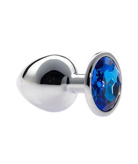Kink Range Alloy Gem Butt Plug  37 Inch