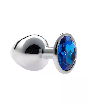 Kink Range Alloy Gem Butt Plug - 3.7 Inch