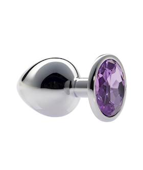 Kink Range Alloy Gem Butt Plug  37 Inch