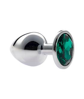 Kink Range Alloy Gem Butt Plug  37 Inch