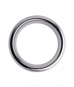 Kink Range Stainless Steel Curved Penis Head Ring - 1.9 Inch