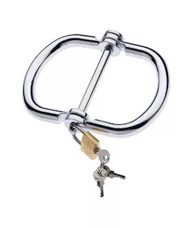 Kink Range 3 Ring Bondage Cuffs - Large