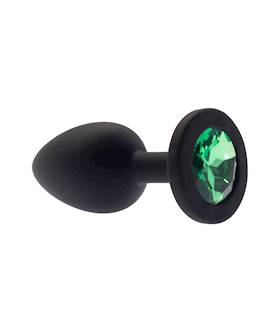 Kink Range Silicone Gemmed Butt Plug  28 Inch