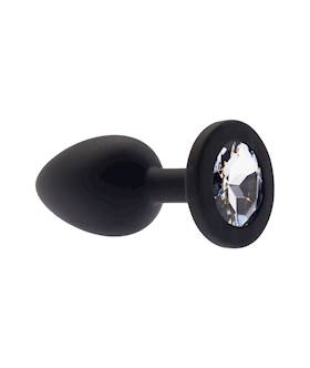 Kink Range Silicone Gemmed Butt Plug  28 Inch