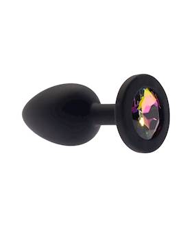 Kink Range Silicone Gemmed Butt Plug  28 Inch