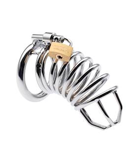 Kink Range Spiraled Chastity Cage  40mm