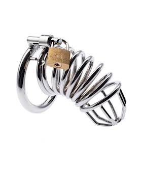 Kink Range Spiraled Chastity Cage  50mm