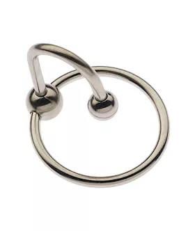 Kink Stainless Steel Ball End Head Ring - 30mm