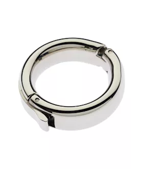 Kink Range Adjustable Steel Cock Ring - 40-46mm 