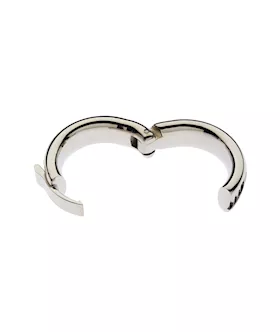 Kink Range Adjustable Steel Cock Ring - 40-46mm 