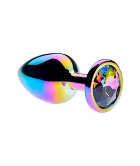 Kink Range Rainbow Anal Plug - 3.2 Inch