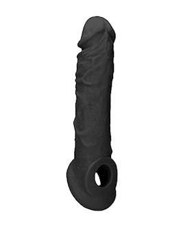 Penis Extender with Rings 21 cm Black