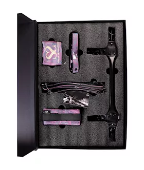 Bound Luxury Collar And Leash Bondage Set