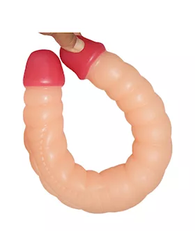 Ribbed Double Ended Dildo
