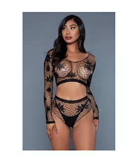 Floral Delight Bodystocking 