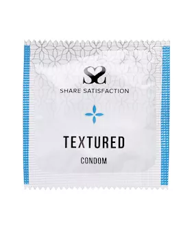 Share Satisfaction Textured Condoms - 3 Pack